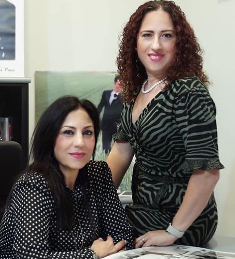 Lina and Sabina, founders of Marry Me in Sicily — an auntie and niece wedding planning team